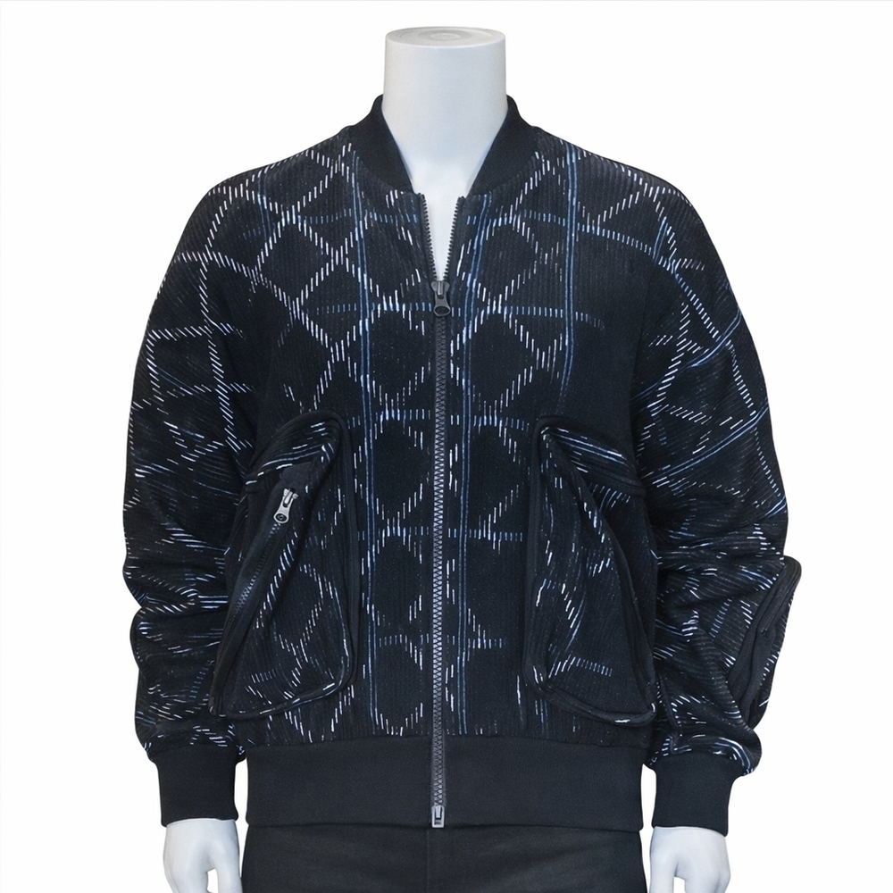 NIKE X UNDERCOVER | SR MA-1 Bomber Jacket Blue Black Italy Made Size M